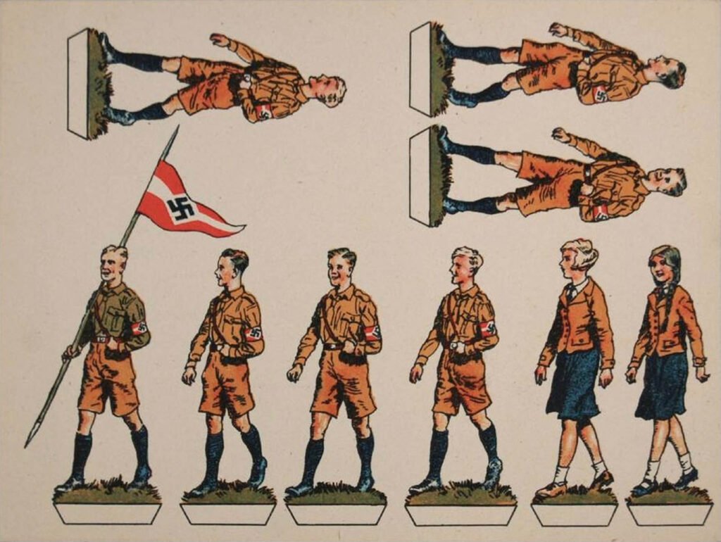 Cutout Paper Dolls used in Nazi propaganda