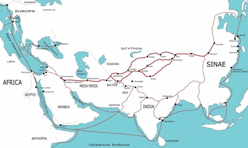 Silk Road. Entire Chinese History