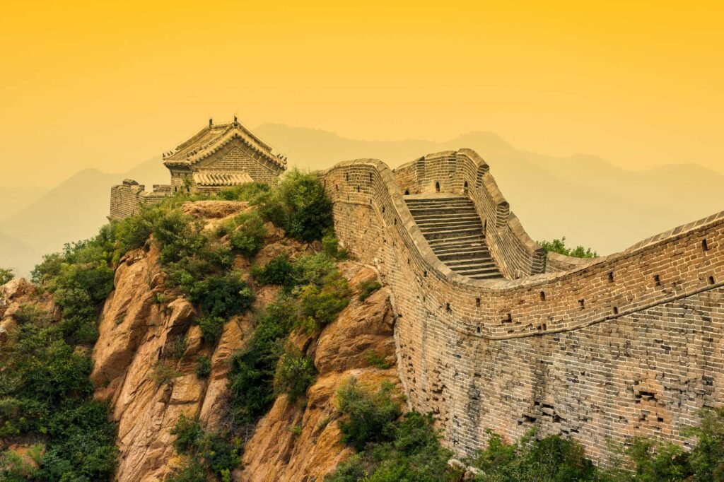 Entire History of China. The Great Wall.